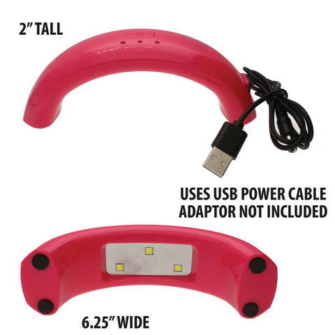 RES UV Resin Light – Portable USB-Powered Curing Lamp for DIY Resin Jewelry, Charms & Crafts