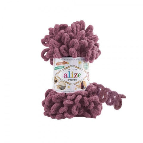 Alize Yarn 28 Alize Puffy Yarn – Super Soft, Chunky Loop Yarn for Hand Knitting