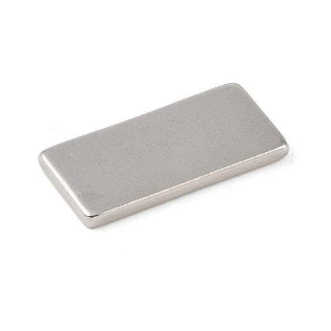 BeadsBalzar Beads & Crafts 19x9x1.5mm Rectangle Magnets, Office Magnets, Whiteboard Magnets, Sturdy Magnets, Platinum
