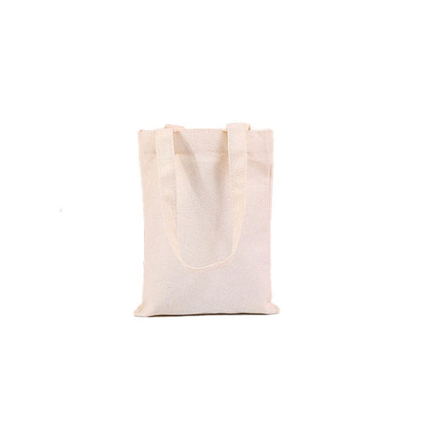 BeadsBalzar Beads & Crafts 25X20CM Cotton Cloth Blank Canvas Bag, Tote Bag for DIY Craft, White