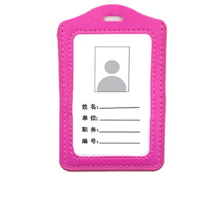 BeadsBalzar Beads & Crafts CAMELIA ID Badge Holder, Waterproof Clear Window Card Holder, for School Office, Rectangle