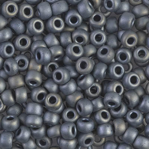 BeadsBalzar Beads & Crafts Miyuki seed beads 6/0 matted silver grey (50g)
