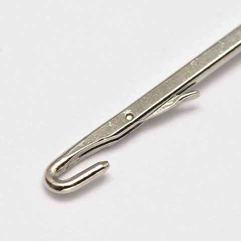 BeadsBalzar Beads & Crafts (NR9093-01) Stainless Steel Pin Crochet Hooks, 260mm long, pin: 2mm (1 PC)
