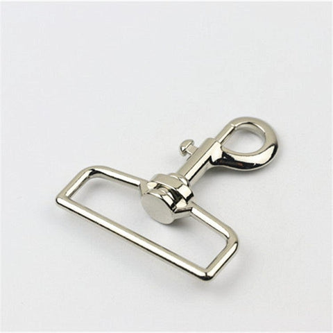 BeadsBalzar Beads & Crafts PLATINUM (BA8995-P) (BA8995-X) Zinc Alloy Snap Hook Lobster Clasps Buckles, 5.1x2cm (1 PC)