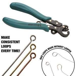 BeadsBalzar Beads & Crafts (PLLOOP2) THE 1 STEP BIG LOOPER 3MM LOOP- 24-18G WIRE (1 PC)
