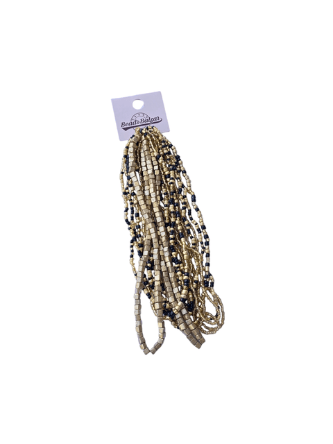 BeadsBalzar Beads & Crafts Set of Small Glass Beads & Seed Beads strands, Color themed