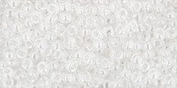 BeadsBalzar Beads & Crafts TOHO - Round 11/0 : Transparent-Lustered Crystal (50g)