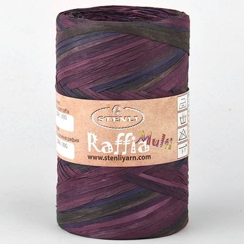 BeadsBalzar Craft Store 11 Stenli Yarns Raffia Multi – Multicolor Paper Yarn for Crochet, Knitting & Crafts