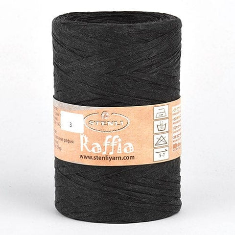 BeadsBalzar Craft Store 3 Stenli Raffia Yarn – Natural Plant Fiber Yarn for Crochet, Knitting & DIY Crafts