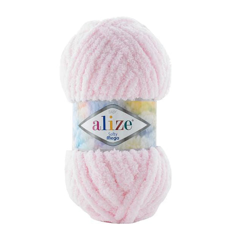 BeadsBalzar Craft Store 31 Alize Softy Mega Yarn – Ultra-Soft Super Bulky Chenille for Cozy Creations