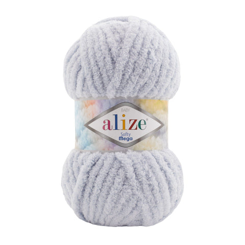 BeadsBalzar Craft Store 416 Alize Softy Mega Yarn – Ultra-Soft Super Bulky Chenille for Cozy Creations