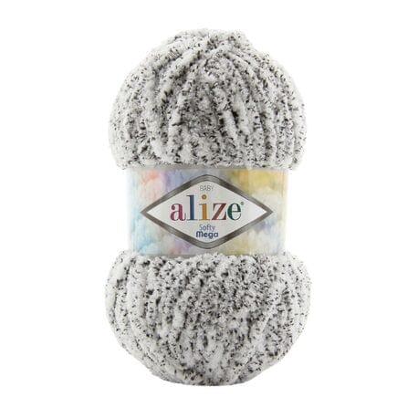 BeadsBalzar Craft Store 686 Alize Baby Softy Mega Yarn – Ultra-Soft Super Bulky Chenille for Cozy Creations