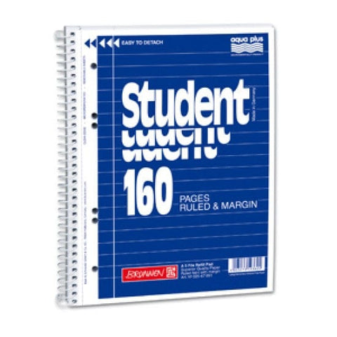 BeadsBalzar Craft Store A5 Wirebound Refill Pad – 160 Ruled Pages, ECF Paper – Compact & Eco-Friendly