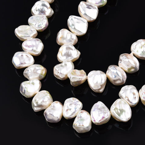 BeadsBalzar Craft Store ABS Plastic Imitation Pearl Beads – Glossy, Durable & Lightweight for Jewelry and Crafts