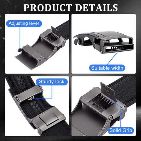 BeadsBalzar Craft Store Alloy DIY Adjustable Automatic Buckle, for Men's Belt Head Accessories, 82x40.5x18.5mm
