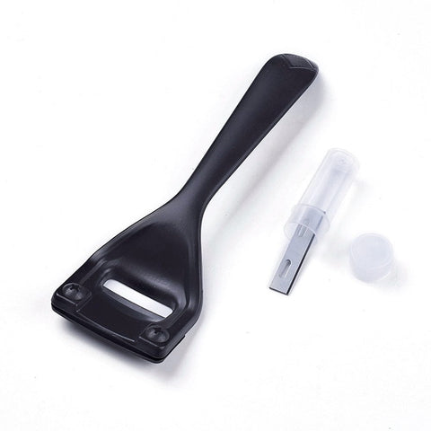 BeadsBalzar Craft Store Alloy Leather Skiver, with Stainless Steel Blades, Leather Craft Tool Sets