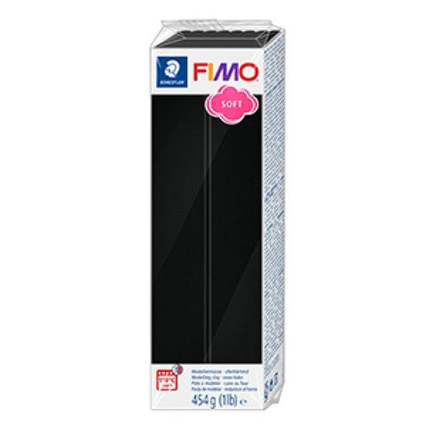 BeadsBalzar Craft Store BLACK Fimo Soft Polymer Clay – 1lb Block, Flesh Light Color | Modeling & Craft Clay