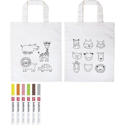 BeadsBalzar Craft Store Brunnen Heyda KPrandell Kids Craft Set – Zoo Animals Bag Decorating Kit