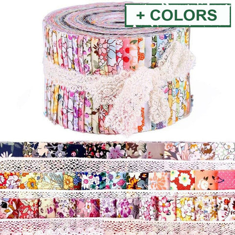 BeadsBalzar Craft Store Cotton Fabric, Quilting Patchwork Craft Fabric for Sewing, Mixed Color