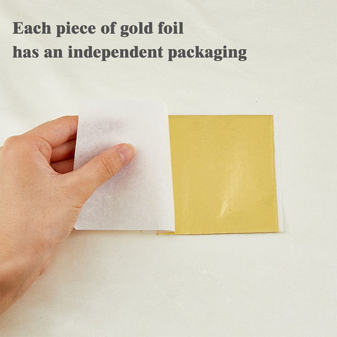 BeadsBalzar Craft Store Foil Paper, For Imitation Gold Foil Gilding Flakes Making, for Nail Art, Resin Craft