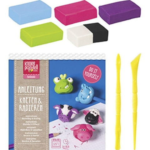 BeadsBalzar Craft Store FUNNY Craft Set Knead & Erase – DIY Eraser Making Kit for Kids