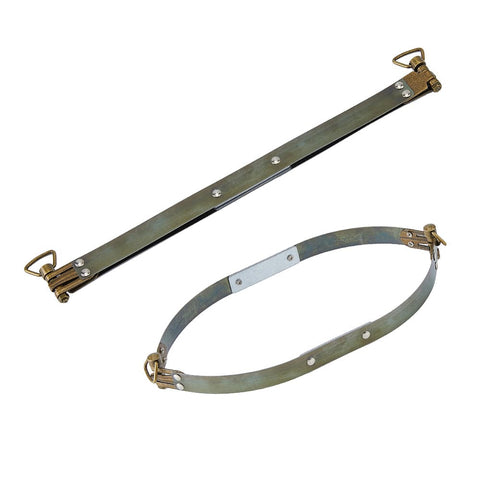 BeadsBalzar Craft Store Iron Purse Internal Flex Frame with Loops, Rectangle, Antique Bronze