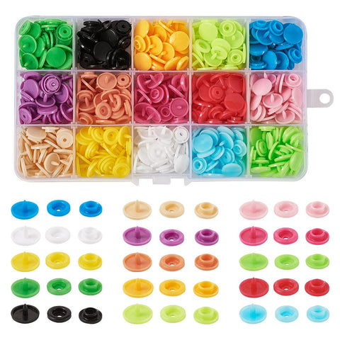 BeadsBalzar Craft Store Snap Buttons & Fastener Plier Tool Kit – Complete Set for DIY Sewing, Craft, Baby Clothes & Repairs