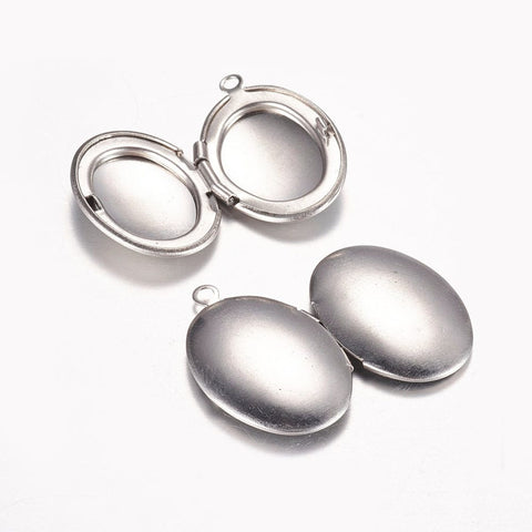BeadsBalzar Craft Store Tarnish Resistant 316 Stainless Steel Locket Pendants Charm Jewellery