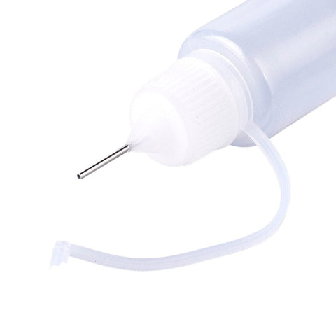 BeadsBalzar Craft Store Translucent PE Needle Applicator Tip Bottles – Empty Glue Bottles for Precision Dispensing