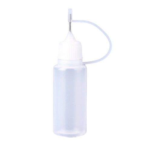 BeadsBalzar Craft Store Translucent PE Needle Applicator Tip Bottles – Empty Glue Bottles for Precision Dispensing