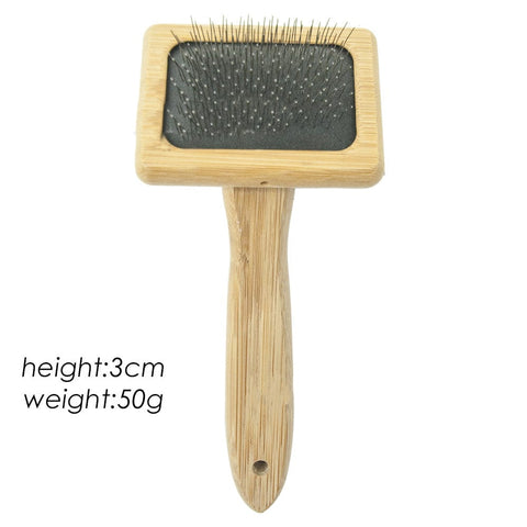 BeadsBalzar Craft Store Wooden Handle with Metal Pin Macrame Fringe Comb, Tassel Brush for Knitting Tool
