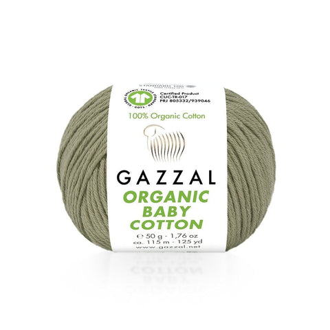 Gazzal 431 Gazzal Organic Baby Cotton – Soft Yarn for Babies and Sensitive Skin