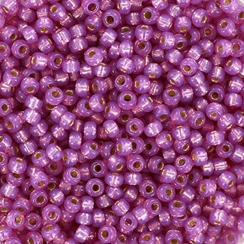 Miyuki Miyuki Seed Beads 15/0 – Duracoat Silver Lined Dyed Lilac | Japanese Glass Beads