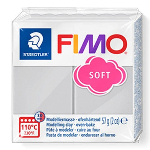Staedtler DOLPHIN GREY Staedtler FIMO Soft 57g – Oven-Bake Polymer Clay for Crafting & Sculpting