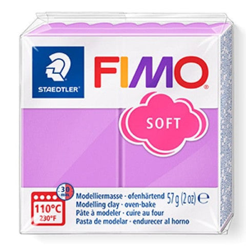 Staedtler LAVENDER Staedtler FIMO Soft 57g – Oven-Bake Polymer Clay for Crafting & Sculpting