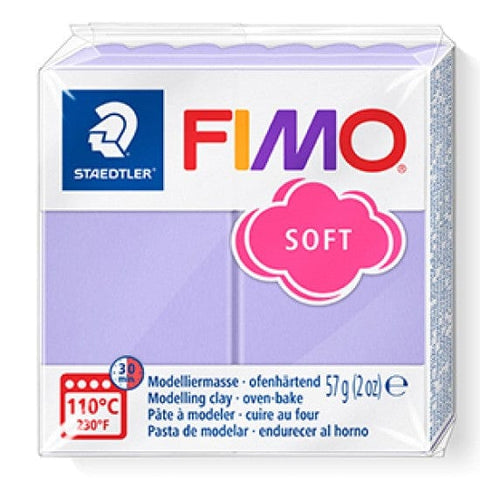 Staedtler LILAC Staedtler FIMO Soft 57g – Oven-Bake Polymer Clay for Crafting & Sculpting