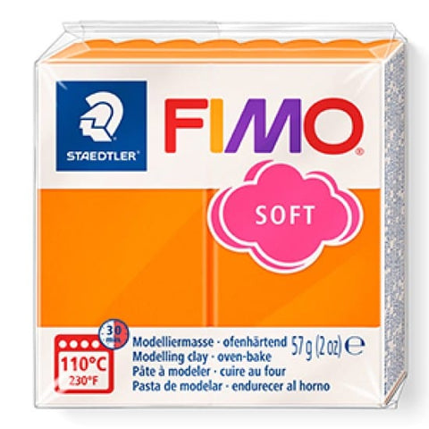 Staedtler MANDARIN Staedtler FIMO Soft 57g – Oven-Bake Polymer Clay for Crafting & Sculpting