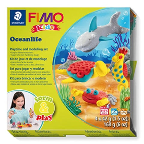 Staedtler OCEANLIFE Set Modelling Clay FIMO Kids – Fun & Play| Creative DIY Kit