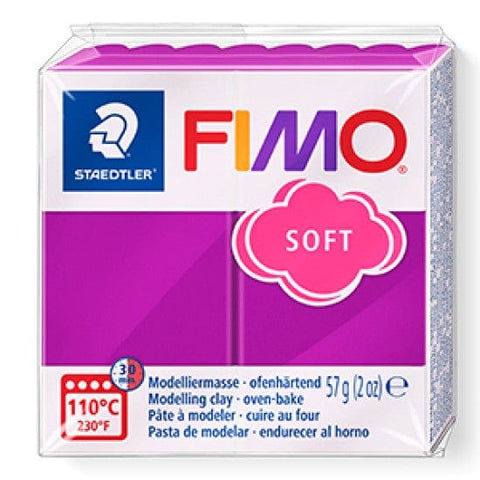 Staedtler PURPLE VIOLET Staedtler FIMO Soft 57g – Oven-Bake Polymer Clay for Crafting & Sculpting