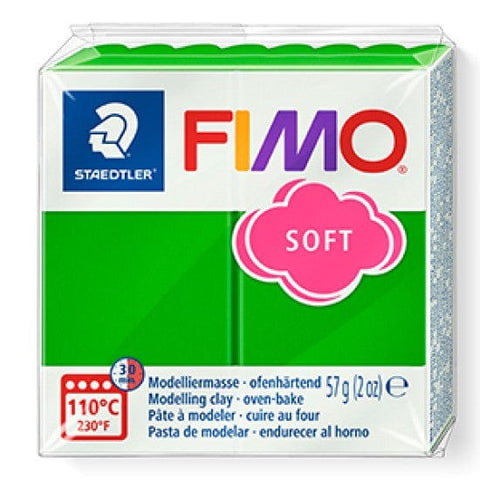 Staedtler TROPICAL GREEN Staedtler FIMO Soft 57g – Oven-Bake Polymer Clay for Crafting & Sculpting