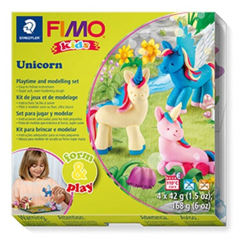 Staedtler UNICORNS Set Modelling Clay FIMO Kids – Fun & Play| Creative DIY Kit