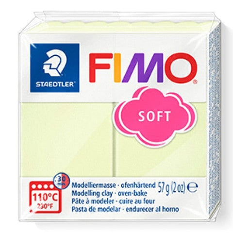 Staedtler VANILLA Staedtler FIMO Soft 57g – Oven-Bake Polymer Clay for Crafting & Sculpting