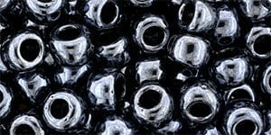TOHO METALLIC HEMATITE TOHO Round Seed Beads 3/0 | Japanese Glass Beads