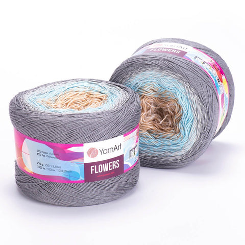 Yarnart 268 YarnArt Flowers – Stunning Gradient Yarn for Knitting and Crochet