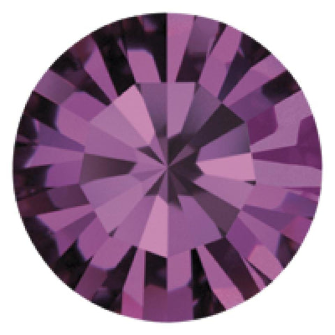 BeadsBalzar Beads & Crafts AMETHYST (PCS29-20050) (PCS29-X) PRECIOSA MC CHATON MAXIMA SS29 DF CRYSTAL (12 PCS)