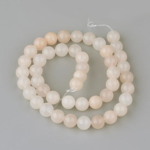BeadsBalzar Beads & Crafts (BG4720) Natural Pink Aventurine Gemstone Round Bead Strands 4MM