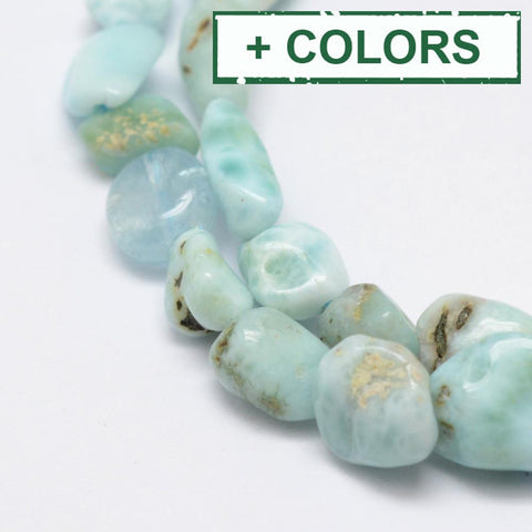 BeadsBalzar Beads & Crafts (BG7283-X) Natural Bead Strands, Nuggets Size: about 4~8mm (1 STR)