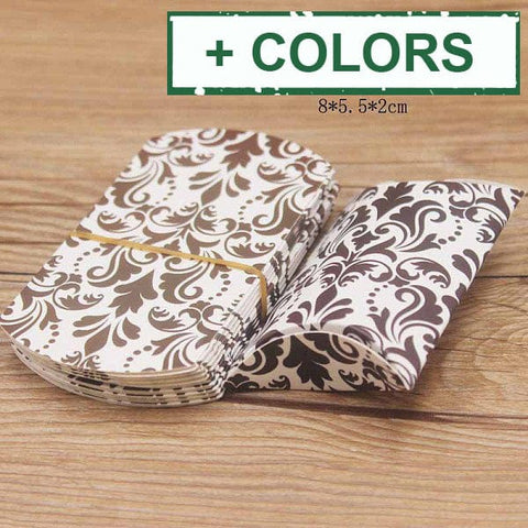 BeadsBalzar Beads & Crafts (BX6635X) Paper Pillow Gift Boxes, 5.5X9.9cm (5 PCS)