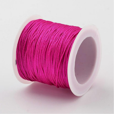 BeadsBalzar Beads & Crafts CAMELIA (NC156-103) (NC156-X) Nylon Thread Cord, about 0.8-1mm (35m/roll).