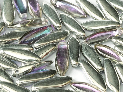 BeadsBalzar Beads & Crafts (CGD-00030-26536) GLASS DAGGERS 5 X 16 MM CRYSTAL VITRAIL LIGHT
